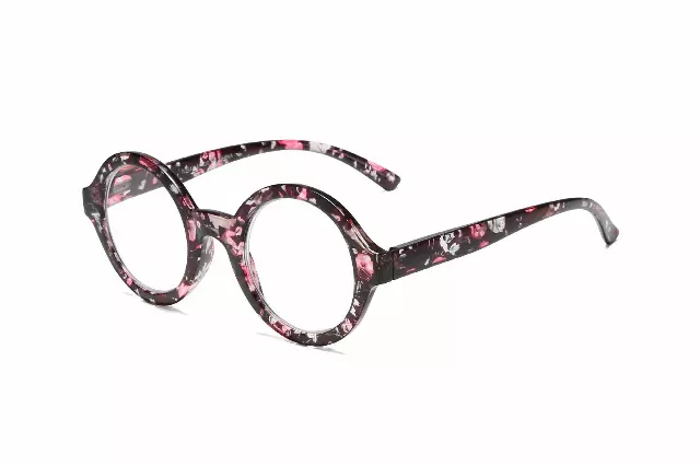 R2948 round floral reading glasses — ASST(1dz)