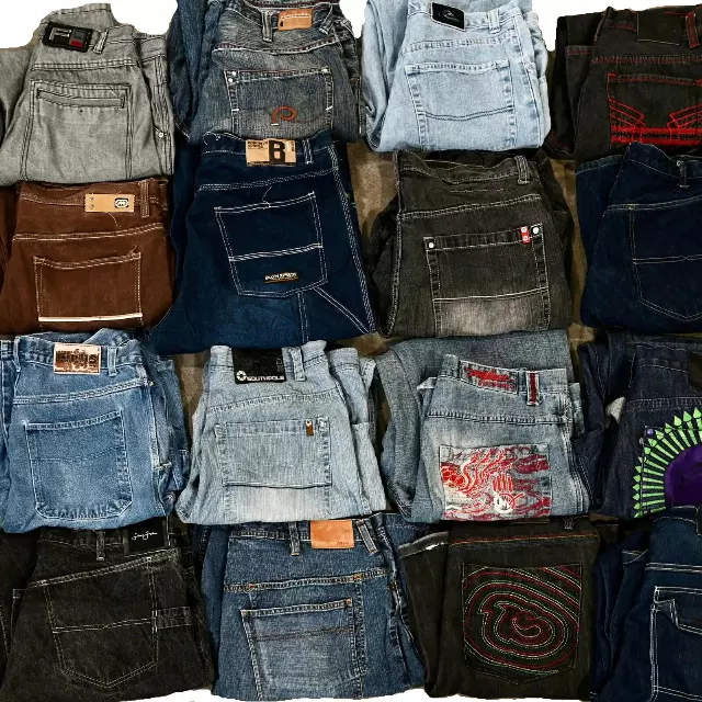 Wholesale Y2K Men's Baggy Denim (10 Pieces)