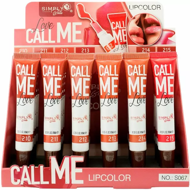 Simply Bella Call Me Lipcolor - Wholesale 24 Units (S067)