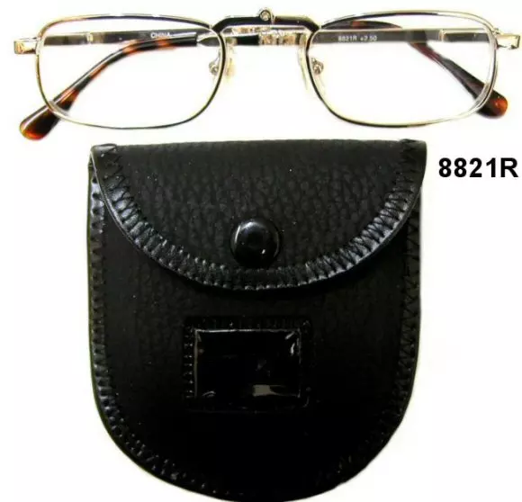 R8821 Folding reading glasses — +4.00(1dz)