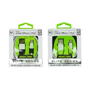 Charging Cable Elite USB to Lightning 6FT - 3 Pieces Per Pack 21561