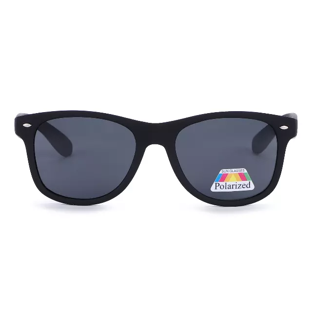Premuim Polarized Matte Black Wholesale Sunglasses PL1543-S