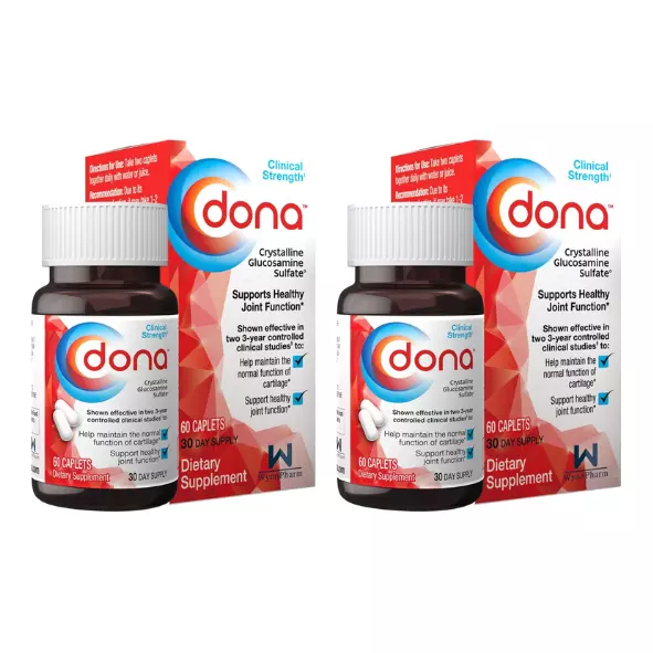 Dona Crystalline Glucosamine Sulfate - 750 Mg - 2 pack