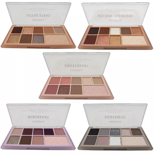 Moira Beauty Pressed Pigment Palette Assorted - Wholesale 5 Units (SDP00ASS)