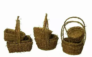 MS1529-3 – S/3 Assorted shape vine 7”-8”-10” w/Liner-“sets” Min 3 sets – Case 12 sets