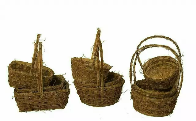 MS1529-3 – S/3 Assorted shape vine 7”-8”-10” w/Liner-“sets” Min 3 sets – Case 12 sets