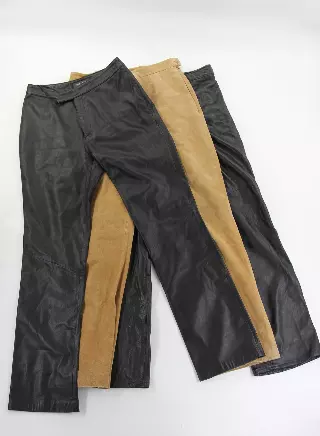 Vintage & Modern Women's Leather Pants Mix of 10