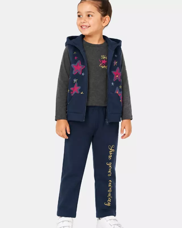 Girls' 3PC Fleece Set #T19
