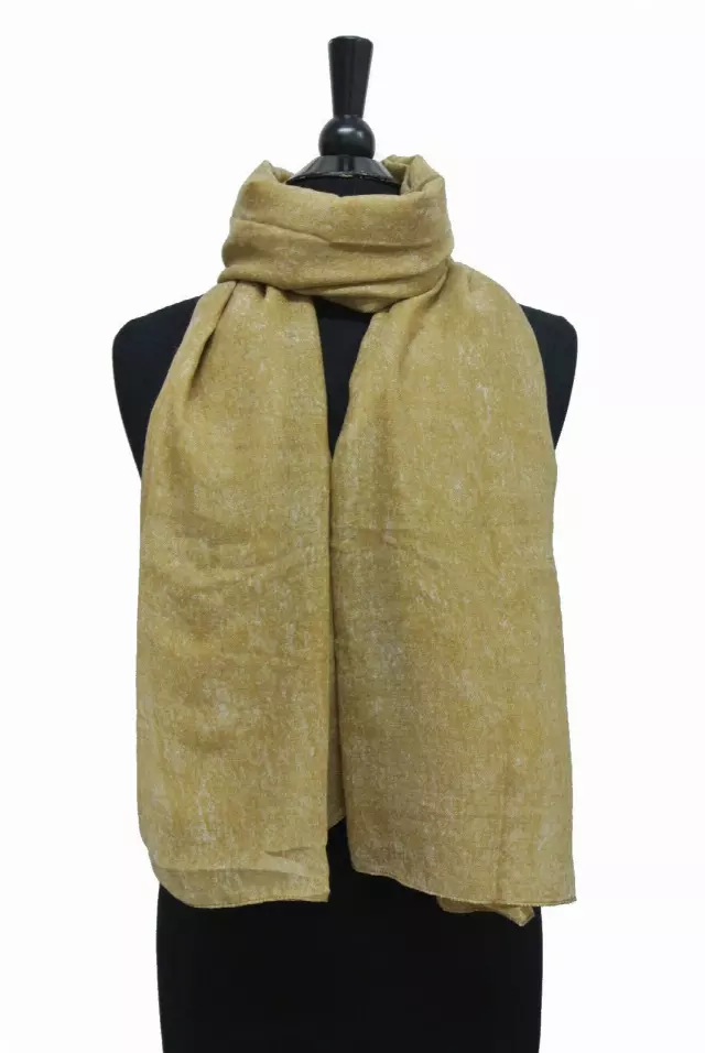 QC108 Solid Color Spring Scarf — Yellow