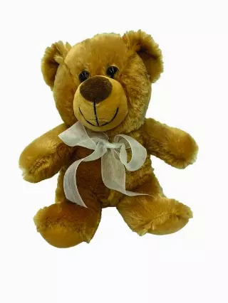 NR430LIGHTBROWN – 10″ Plush Bear “each” Min 6 pcs- Case pk. 60