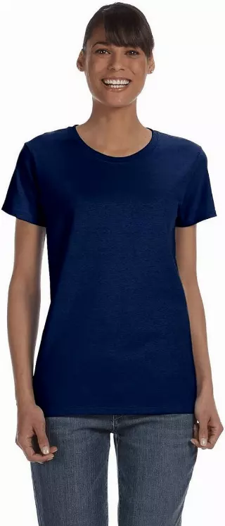 #266-500L-3X Gildan Ladies’ Heavy Cotton™ 5.3 oz. Navy T-Shirt – $1.00 each (12 Pieces)