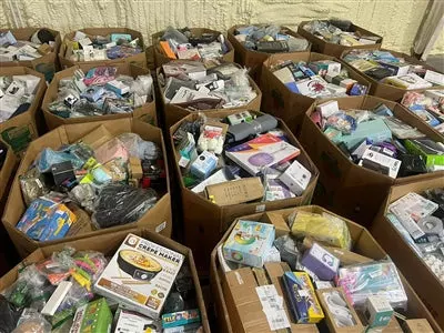Amazon High Piece Count Bin Store Truckload · 48 Pallets · Mostly Overstock