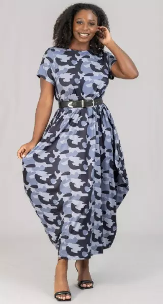 22002 ON SALE!!! Camo Print Maxi Dress - One Size (3-PCS PRE-PACK) ($15.00 Each)