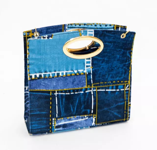 1006 - Clutch Purse With Zipper and Crossbody Gold Chain (3/pk) - Free Size - $20.00 Each - NEW PRINTS ADDED! — Free Size / 638