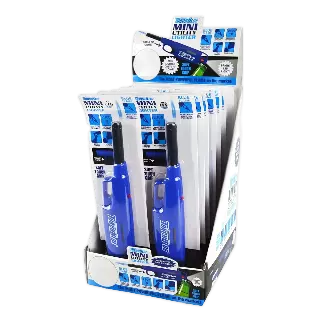 Mini Utility Torch Stick Lighter with LED Light - 12 Pieces Per Retail Ready Display 26327
