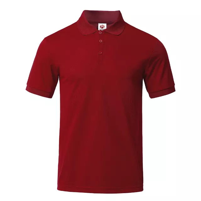 Men's Quick Dry Polo Shirt with 3 Button Placket & ribbed Hem & Rib Knit Collar - Style #LHT15 - $7.90/PC MINIMUM 48 PCS- PLEASE SEE DESCRIPTION - S-2XL — Red