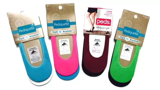 #6-PD-9337 Peds Women’s Pediquette Liner Socks Shoe Size 5-10 – $.50 pack (30 Packs)