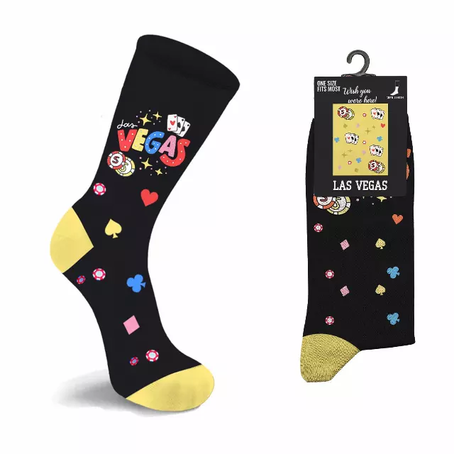 Unisex City Crew Socks – Soft Cotton Blend Everyday Wear — Las Vegas