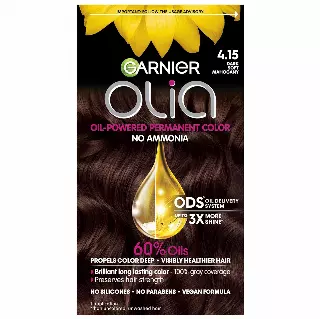 WHOLESALE GARNIER OLIA AMMONIA FREE HAIR COLOR - DARK SOFT MAHOGANY 4.15 - 48 PIECE LOT