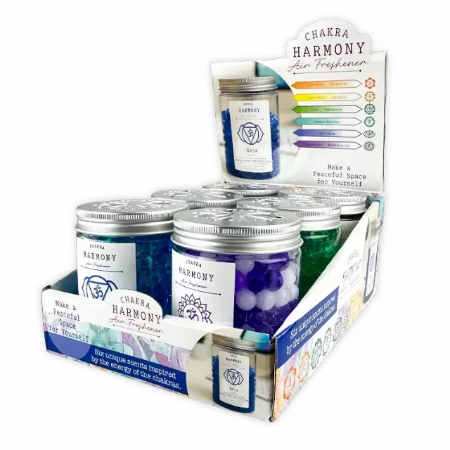 Energy Chakra Air Freshener - 6 Pieces Per Retail Ready Display 26185