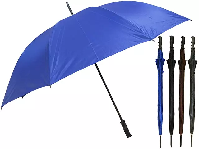 M800 - Men's 48" Gulf Jumbo Push Open Umbrella — Assorted - Black, Brown, Royal & Dark Green (M800-A)