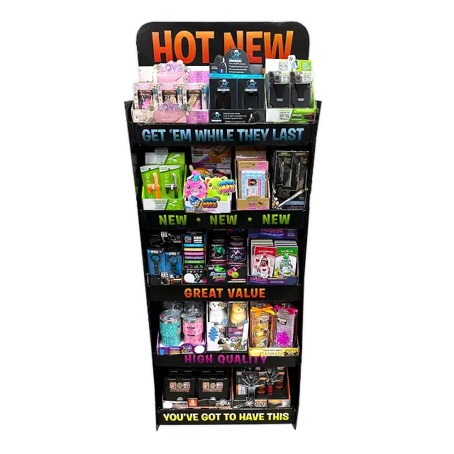 New Products - Popular Trends Assortment Floor Display - 120 Pieces Per Retail Ready Display Kit 88617
