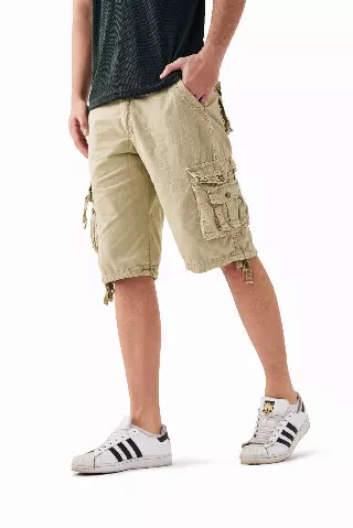 Men's Twill Cargo Shorts-Style #MP411- $10.90/ Unit - 24PCS/CASE - PLEASE SEE DESCRIPTION — Khaki