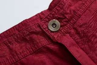 Men's Twil 8 Pocket 100% Cotton Cargo Short- Style #MP413- $10.90/Unit — 30-38 (WHOLESALE ONLY) / Wine