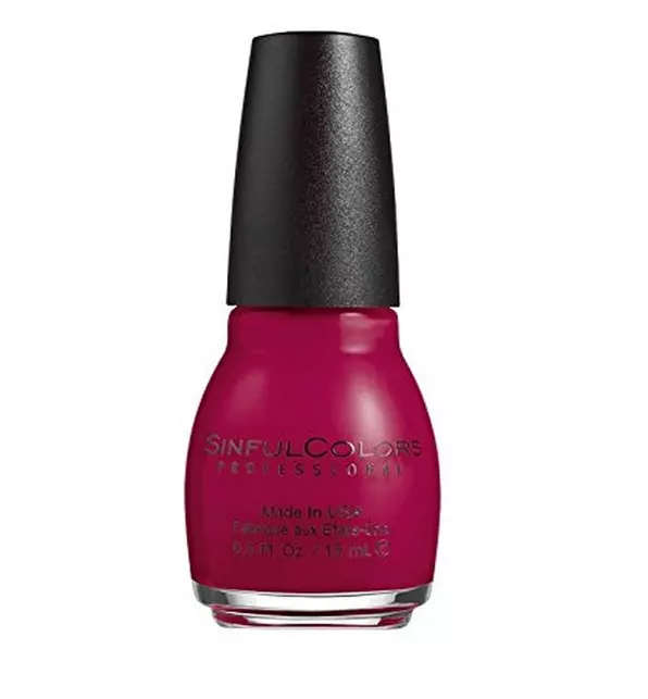 Sinful Berry Charm Nail P Size .50 O Sinful Colors Berry Charm Nail Polish .50 Oz