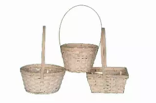 MS1019WW – 3 Style 6” WW Bamboo w/Liner-“each” Min 12 – Case 72 pcs.