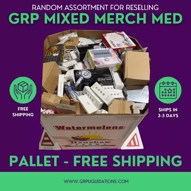 Mixed Merchandise Medium Pallet · free shipping