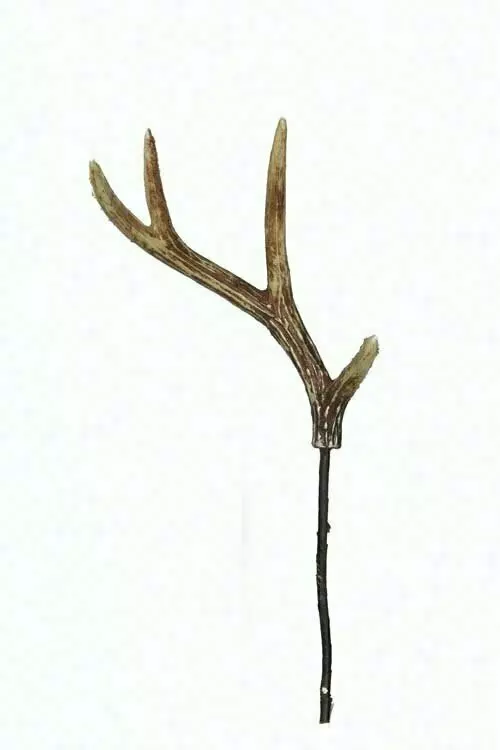 PMX6032NAT – 12” Natural color artificial antler- Min 12- Case Pk 36