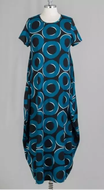 CHH19065...70- Half Sleeve Bubble Dress - Various Prints - (6-PCS PRE-PACK) ($20 Each) — 6-Pcs PRE-PACK / 19070