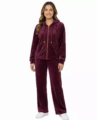 Corduroy Set — Burgundy / S-M-L-XL