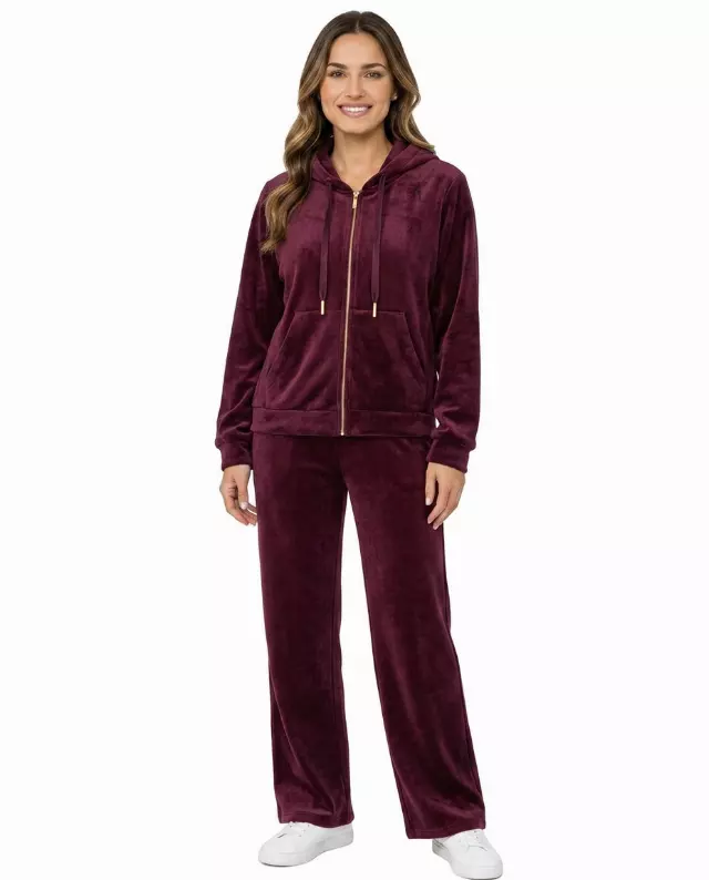Corduroy Set — Burgundy / S-M-L-XL