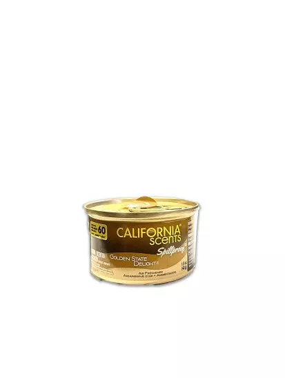 CALIFORNIA SCENTS AIR FRESHENERS 1CT GOLDEN STATE — Case Pack of 216