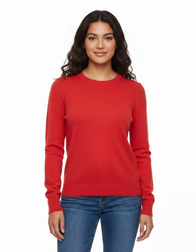 Crewneck Sweater — Red / S/M-L/XL