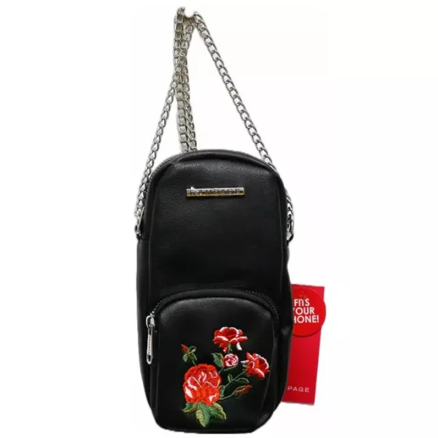 Wholesale Lot Of 384 Rampage Embroidered Mini Bags – Fits A Cellphone And Small Items – MSRP $58 – Your Price Is Only $3 Each
