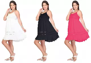 PNA-1115 -Lightweight & Comfortable Casual Cover-Up Dress (6-PCS PRE-PACK)