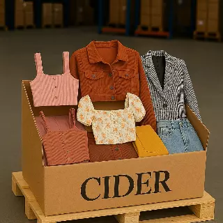 Women's apparel — crop tops, jackets and jeans