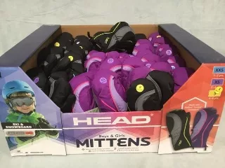 Head wholesale boys and girls mittens 48pcs.