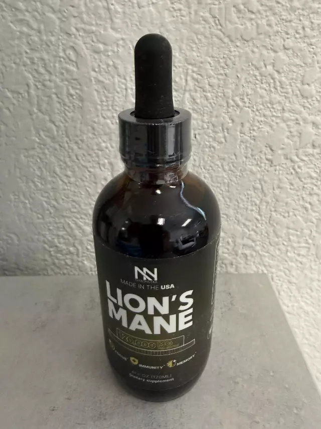 Nitronutra Lions Mane supplement lot · 72 · made in the usa