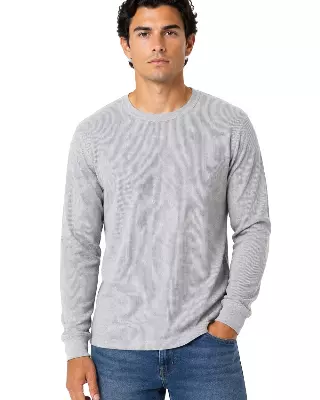 Men's Thermal Top Crew Neck #TH1 — H. Grey / 2X-3X