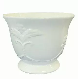 CP3192WT – 7” White Bowl w/8” Opening (fits 7” pot)-“case pk 6”