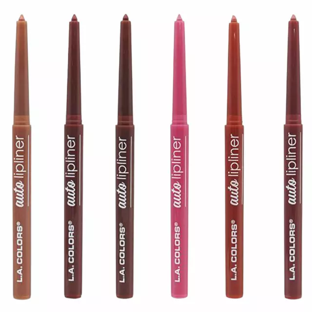 L.A. Colors Auto Lipliner Assorted - Wholesale Pack 18 Units (CAL561-566)
