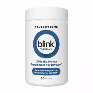BLINK NutriTears Clinically Proven Supplement for Dry Eyes - 50 Softgels
