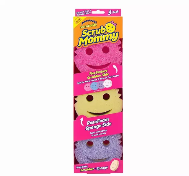 Scrub Daddy Scrub Mommy Sponges - 3 Count