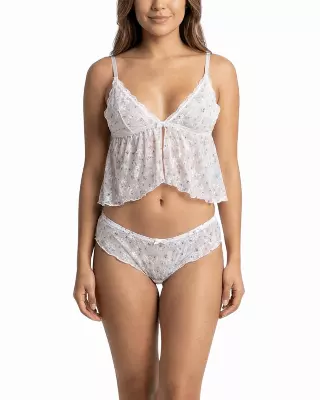 Vanessa Cami Set — White / M