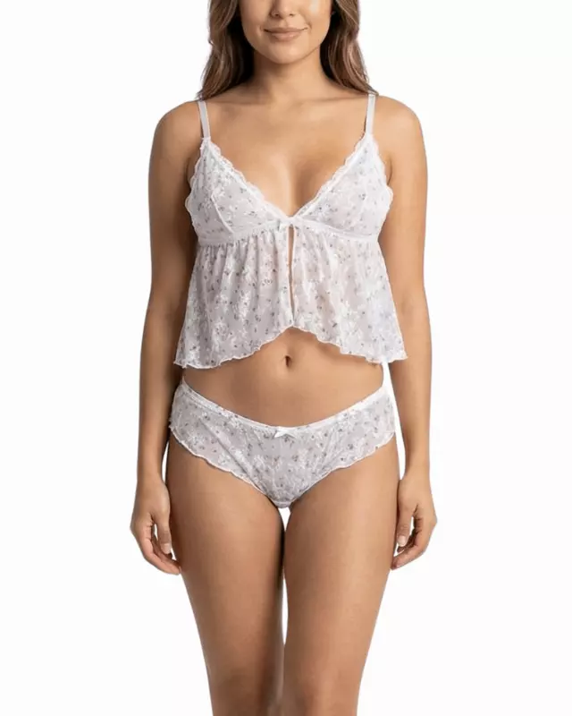 Vanessa Cami Set — White / L