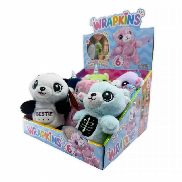 Wrist Band Slap Plush - 6 Pieces Per Retail Ready Display 26666